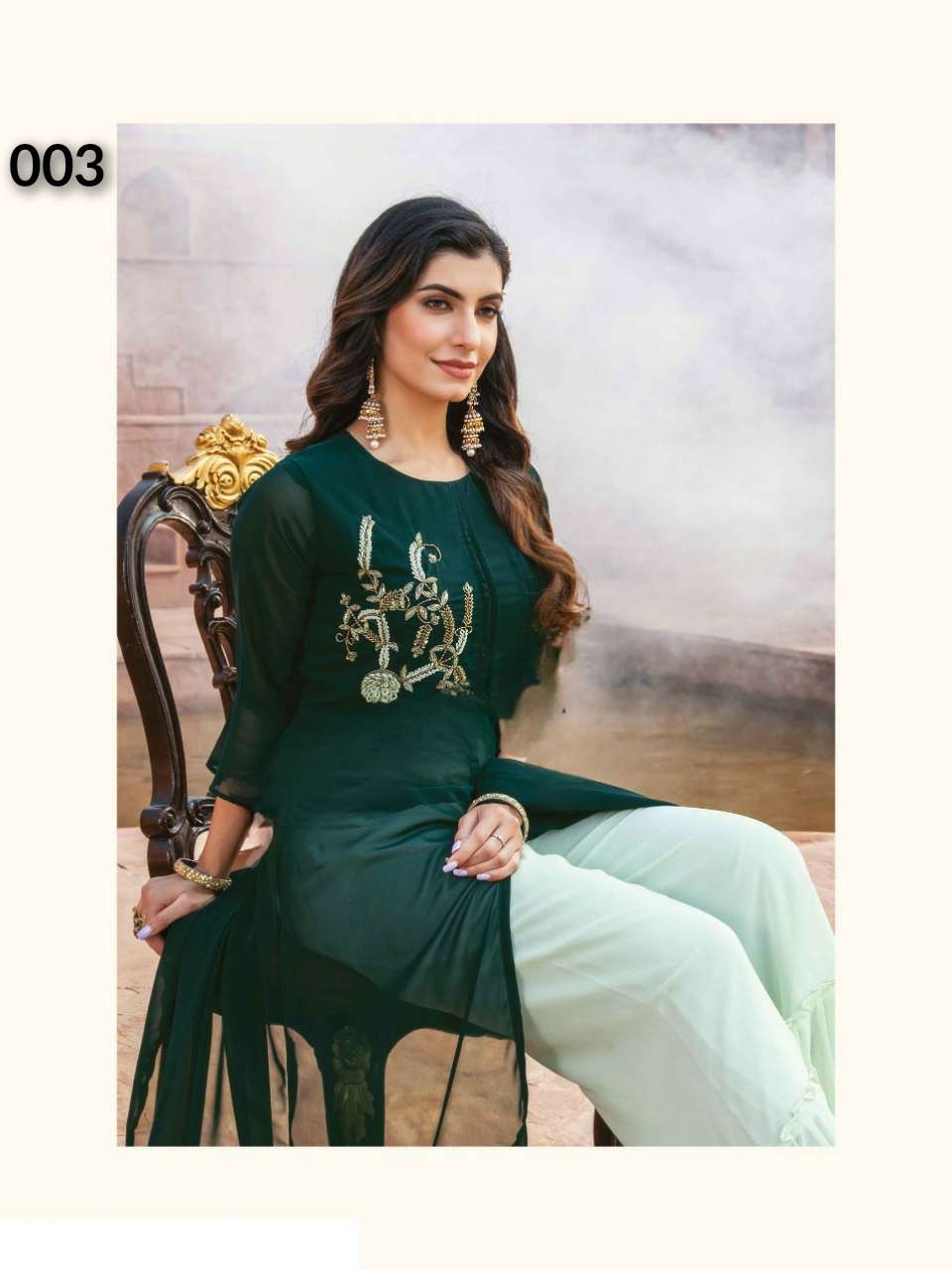 S3forever-Desi Kudi-Handwork-Zardosi-Fox-Georgette-Kurti- Bottom-Dupatta-003-C